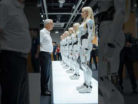 How much would you be willing to pay for these beautiful robot women? #robot
