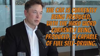 Elon Musk - Hardware and software path toward fully autonomy