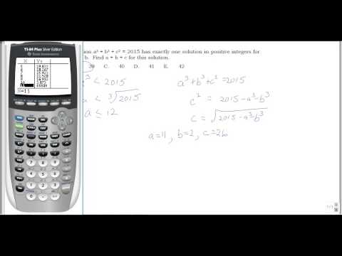 AMATYC Student Math League (SML) Spring 2015 Solutions, Question 11