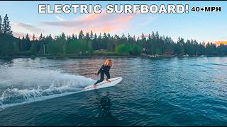 ELECTRIC SURFBOARD Goes 40+ MPH!