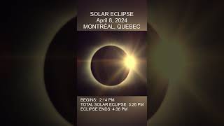 MONTREAL SOLAR ECLIPSE 2024 #eclipse2024 #solareclipse #solareclipse2024 #canada #montreal