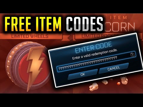 free rocket league codes 2021!!