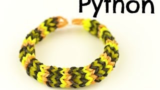 How to Make a Rainbow Loom Python Bracelet