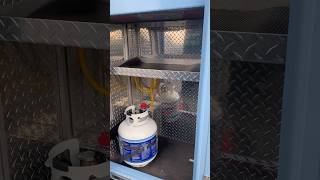 The final touches 🚑😆 #ambulanceconversion #vanlifeconversion #tinyhomebuild #vanlifeconversion