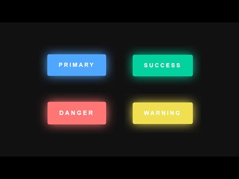 Colourful Hover Button - Using Box Shadow - For Semantic Purposes - CSS & HTML