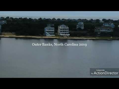 Pamlico sound drone footage