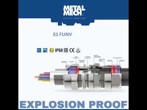 METALMECH  Cable Gland provides a high level of safety