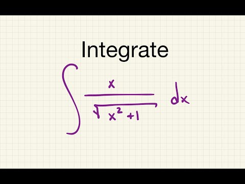 Integrate with u-substitution