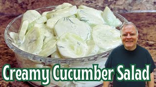 Creamy Cucumber Salad - A Light and Delicious Summer Salad