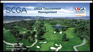 USGA Tournament Management: Enhanced Functionality