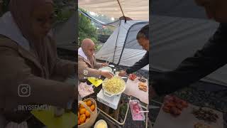 Ada yg mudah knp harus ribet #camping #campingfamily #cooking #cookingcamp #breakfast