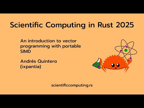 Andrés Quintero - An introduction to vector programming with portable SIMD