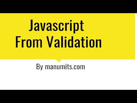 javascript form validation-call +917386777822 for training callroom/online