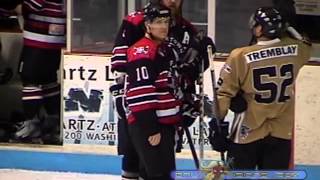FHL HOCKEY FIGHT!! Danville Dashers vs Watertown Privateers Bench Clearing BRAWL!!