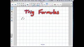 trig formulas