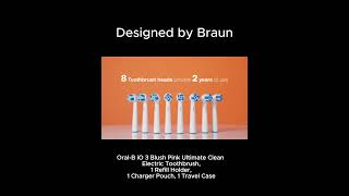Oral-B iO 3 Blush Pink Ultimate Clean Electric Toothbrush#youtubeshorts #amazonproducts #viralvideo