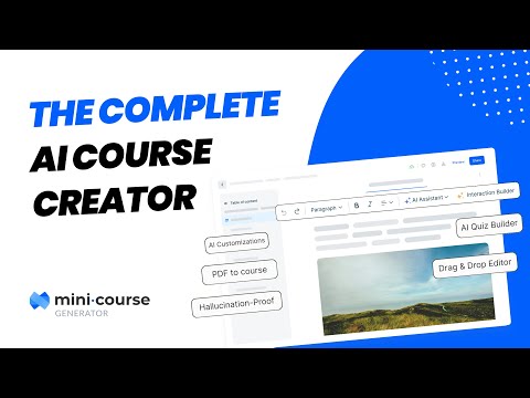 The Complete AI Course Creator | Mini Course Generator | 2025