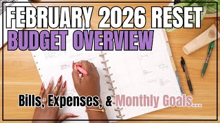 My February Budget Reset, Every Dollar With Intention