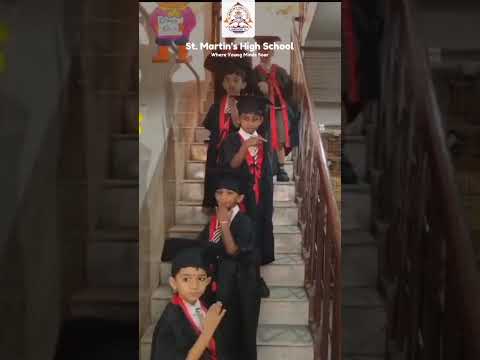 🎓 UKG Graduation Day Celebration 🌟 | St. Martin’s High School, Magadi Road 💐🏫