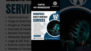 Fix Wordpress Errors / 404 Error Fixing / Wordpress Bug Fixing / Website Backup Service