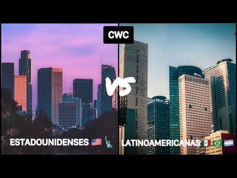 🇺🇸CIUDADES ESTADOUNIDENSES VS CIUDADES LATINOAMERICANAS🇲🇽🇧🇷(PARTE 1)