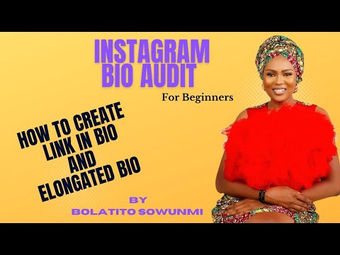 How to create link in bio and elongated bio on your Instagram page for beginners