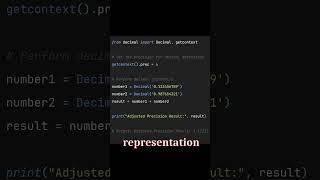 Master Precision in Python with decimal.getcontext() #python #pythontricks #coding #codingtricks