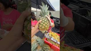 The Most Genius Way To Cut Pineapple - Fruit Cutting Skills