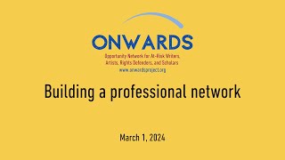 Building a professional network