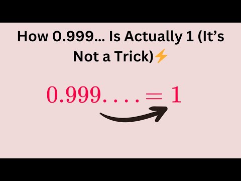 How 0.999... Really Equals 1 (Debunking The Math Myth!)