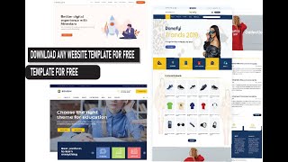 How to Download Website Templates For Free|| HTML5, BOOTSTRAP AND CSS, JAVASCRIPT