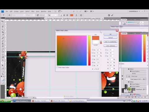 How To Create Cool Facebook Timeline Cover, Twitter and YouTube Channel Background In 10 Minutes