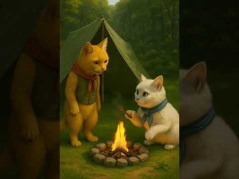 Cat Camping: The Purrfect BBQ Adventure