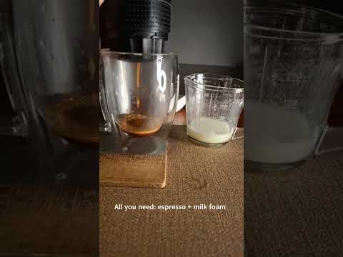 Macchiato in 30 Seconds! Barista-Level at Home ✨☕ #coffee #coffeelover #coffeeaddict #espressolover