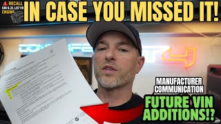 GM 6.2L L87 Recall Update You May Have Missed This Week