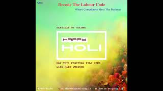 Happy Holi | DLC | Decodethelabourcode | Festivalofcolours