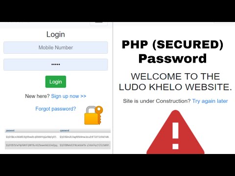Login Signup Form with password secured | Full Responsive Design | Php,Mysql