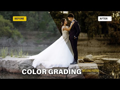 How to Color grade wedding photos in Photoshop