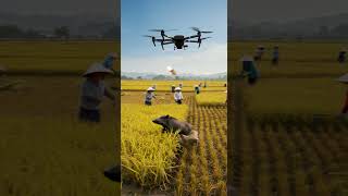 Missile Strike Over the Rice Field