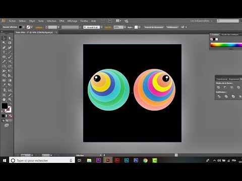 illustrator tutorial - illustration Eye of the Chameleon