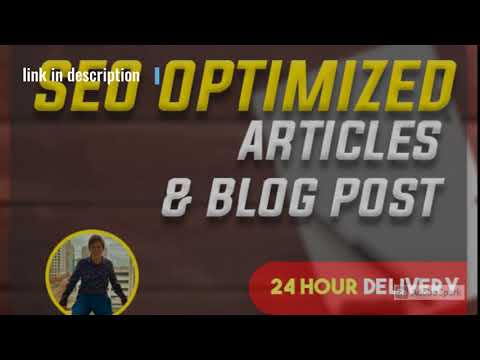 I will write SEO optimized article and blog post in 48 hours