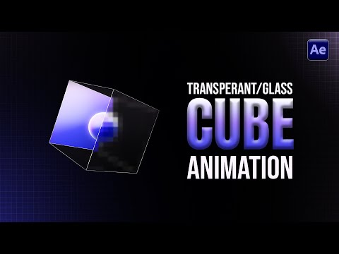 How to create Transparent 3D Cube Animation | After Effects Tutorial