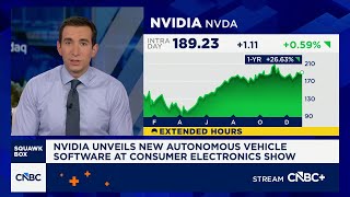 Nvidia unveils new autonomous vehicle software at CES