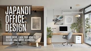 🛋️🕯️ Japandi-Inspired Office Setup Ideas for a Focused, Calm & Nature-Infused Workspace