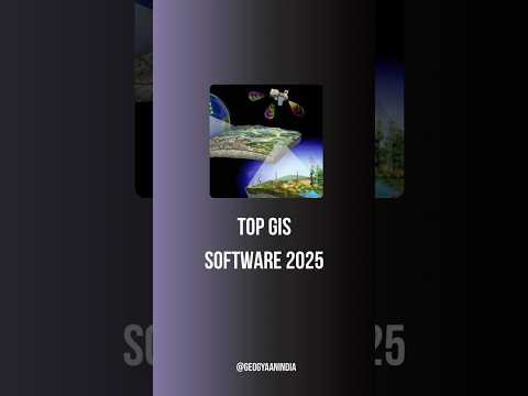 Top GIS Software 2025​⁠@geogyaanindia5935#top #gis #software #arcgis #qgis  #reels #shorts