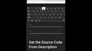 Password Validation With Source Code (HTML, CSS and JavaScript)| CodingWithRohani #shorts
