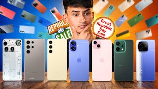 Best Smartphone Deals in Flipkart & Amazon Republic Day sale 💥 ₹10K–₹50K Price Segment!