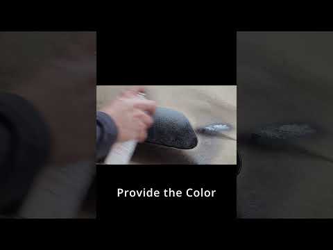 Replacing and Paint Matching Stolen Fuel Filler Door: How to #shorts #paint #auto #diy #cars