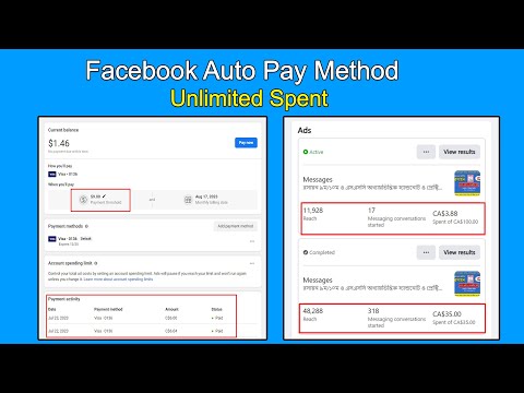facebook auto pay method available (100% working )