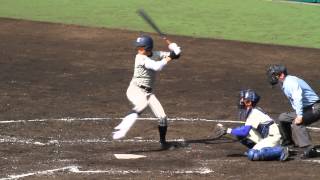 敦賀気比 平沼翔太選手の打撃(2015年3月23日)